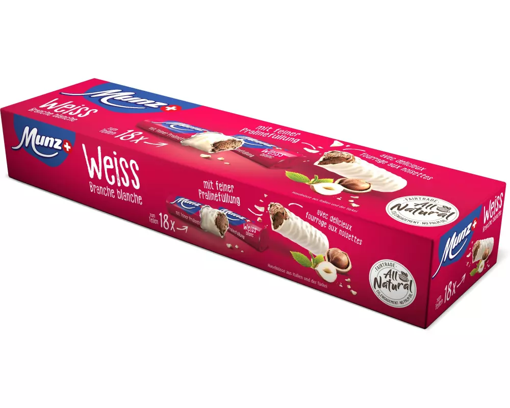 Munz Riegel Sharing Box Weiss 324 g