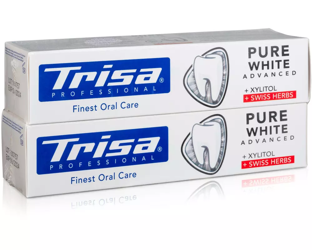 Trisa Zahnpasta Pure White Duo 75 ml