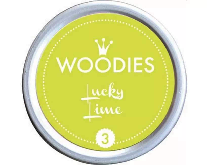 Woodies Stempelkissen Lucky Lime, 1 Stück