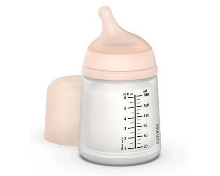 suavinex Trinkflasche Antikolikflasche Beige 0.0, 180 ml Gr. S