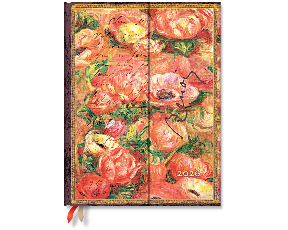 PAPERBLANKS Agenda Renoir Brief 2026 DD0637-5 1T/1S TAG Ultra HC DE 18x23cm