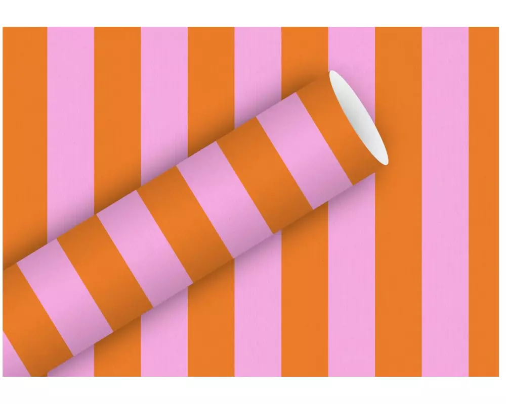 Braun + Company Geschenkpapier Stripes, 2 m x 70 cm