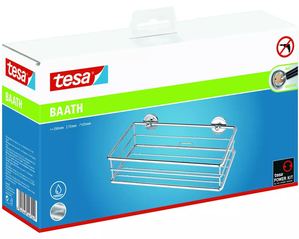 tesa BAATH Silber, Metall