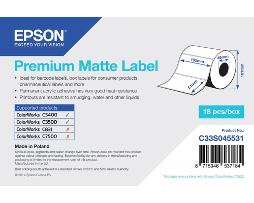 Epson Premium Multipurpose Label
