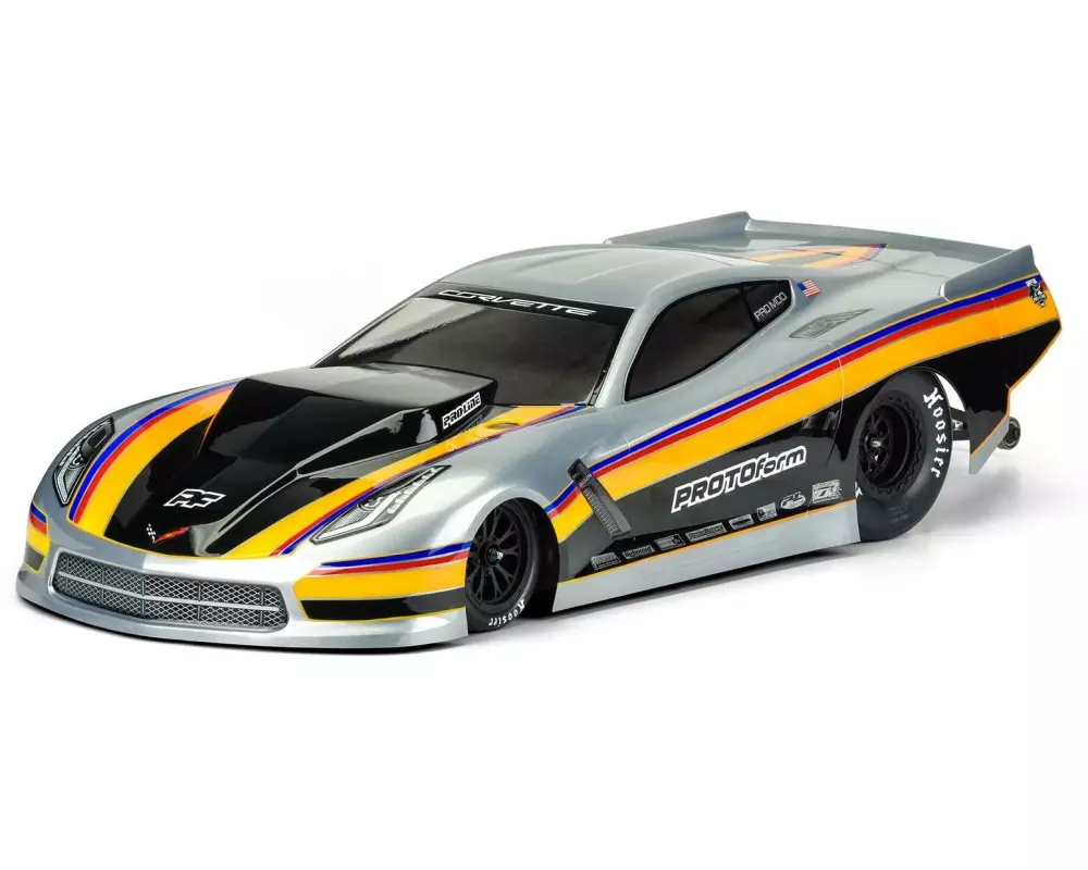 Proline Karosserie Chevrolet Corvette C7 Pro-Mod unlackiert, 1:10