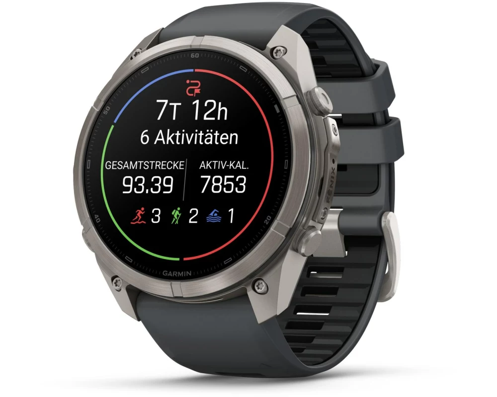 GARMIN Fenix 9 Pro 51 mm, Carbongrau