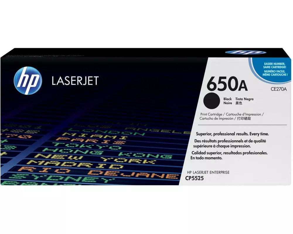 HP Toner Nr. 650A (CE270A) Black
