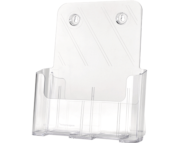 DEFLECTO Prospekthalter Standard A4 77001 transparent 240x280x45mm