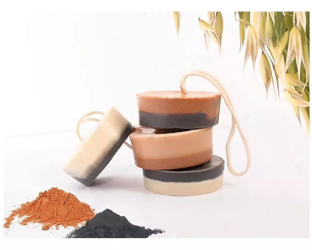Graine Créative Graine Créative Seifen DIY Kit Hafer & Ton zweifarbig