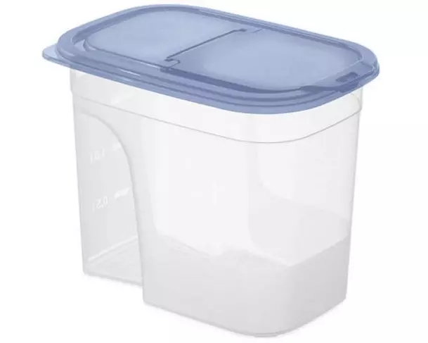 Rotho Vorratsdose Sunshine 2.2 l, Blau/Transparent