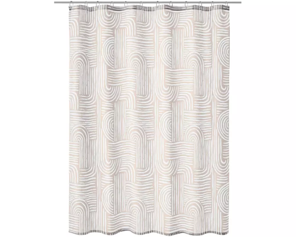 Kleine Wolke Duschvorhang Linja 180 x 200 cm, Cream