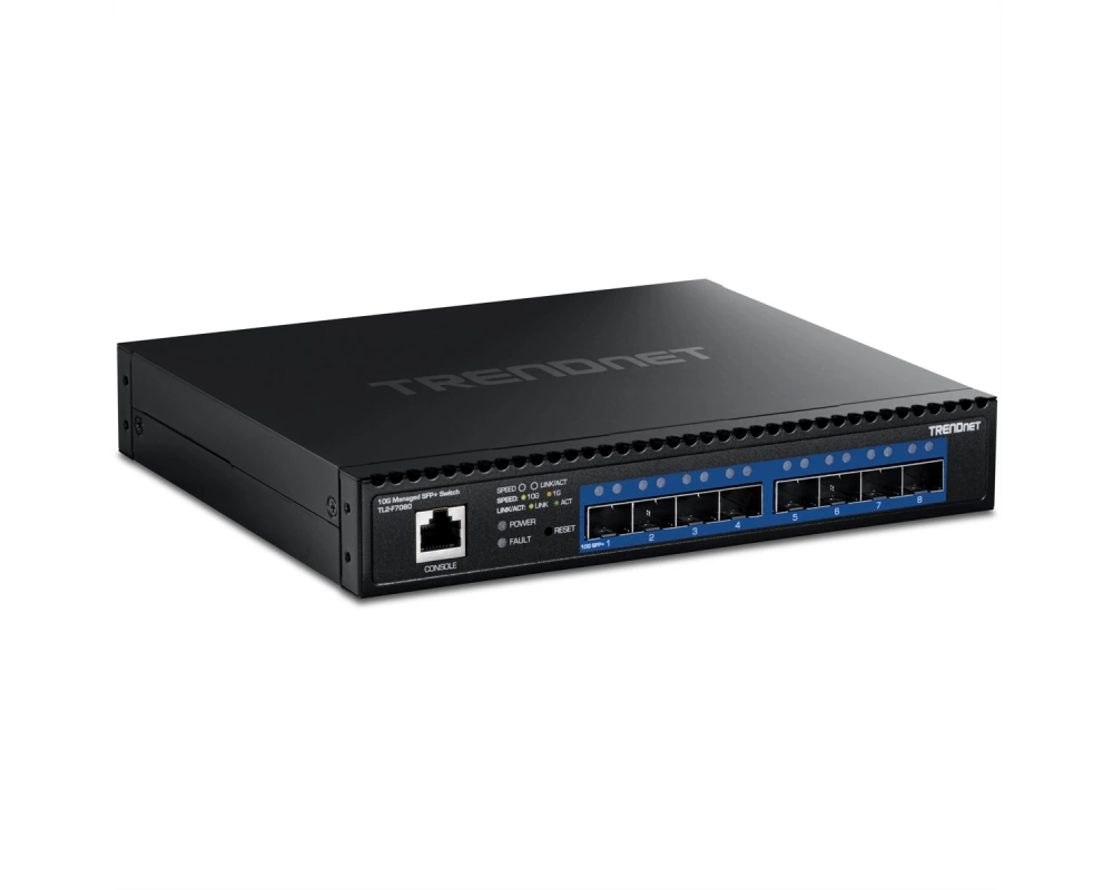 TRENDnet TL2-F7080 Switch 8-Port 10G Layer 2 Managed SFP+