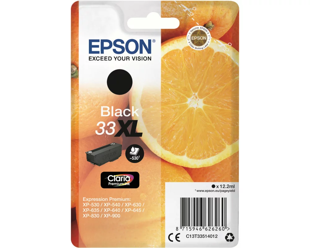 Epson Tinte 33XL / T33514012 Black