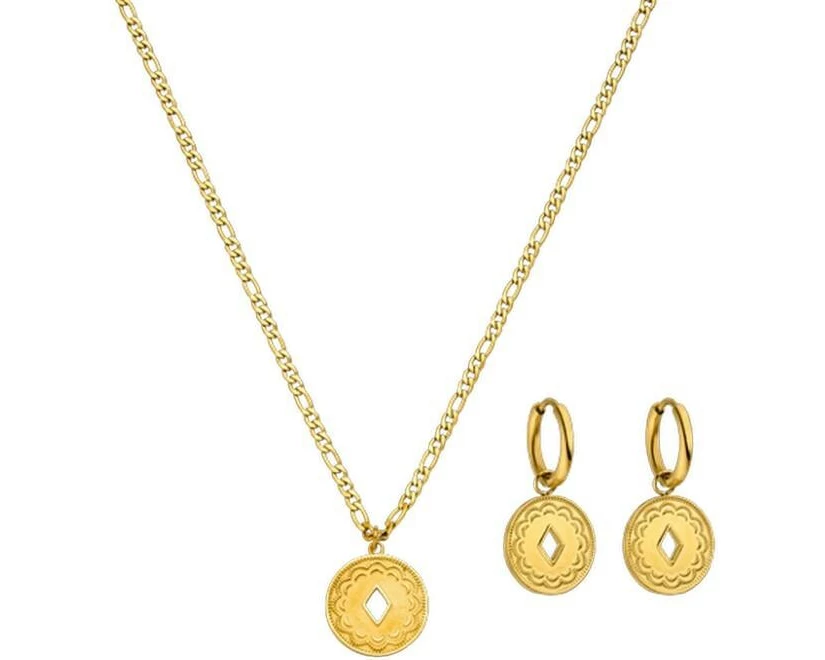 Purelei Lolani Kette, Creolen, Gold, Edelstahl