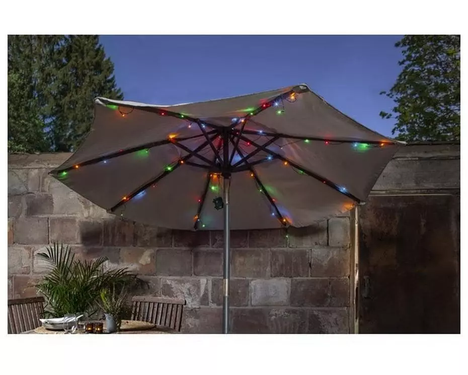 Star Trading LED-Lichterkette Akku, 64 LED, 2.7 m, Outdoor