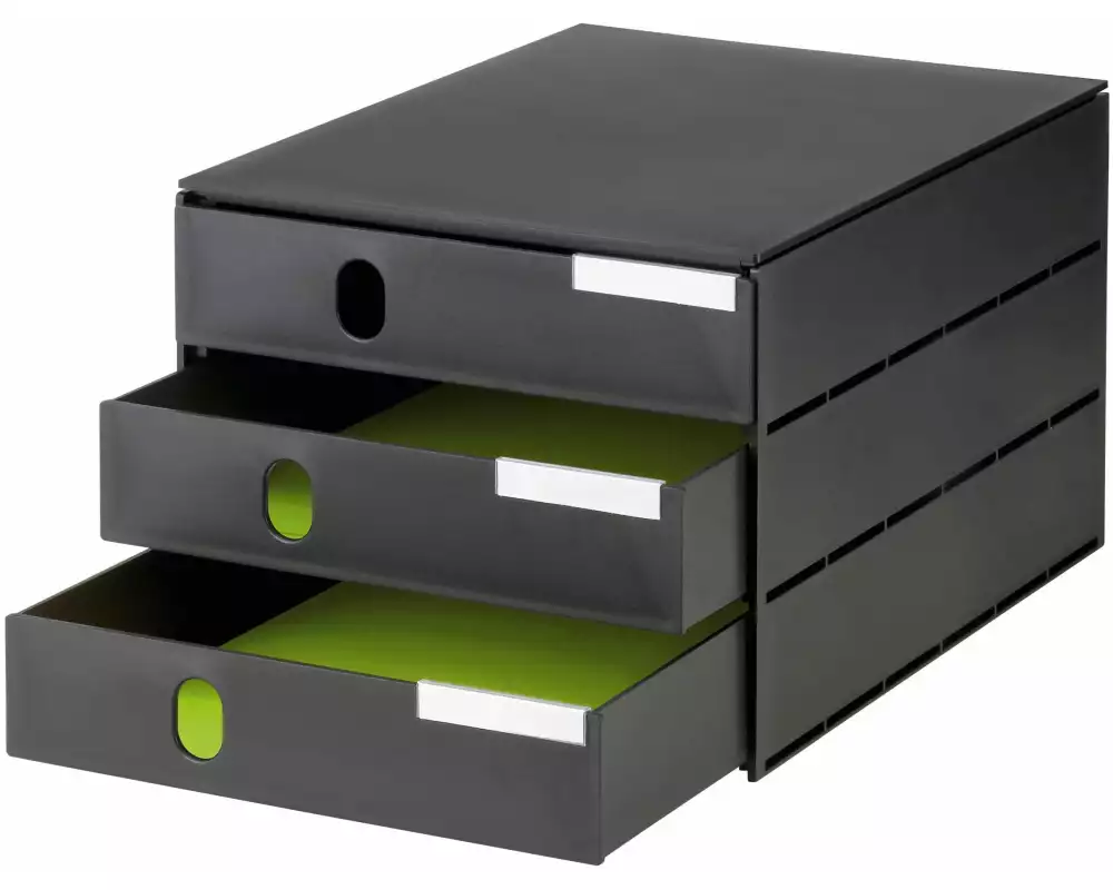 Styro Schubladenbox styroval pro 49 mm 3 Schubladen