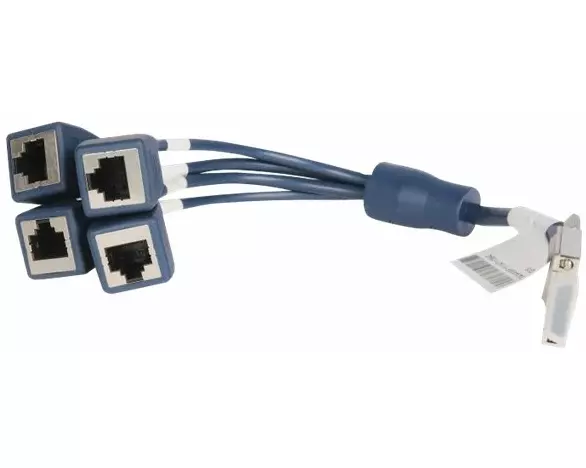 HPE FlexNetwork X260 Mini D-28 to 4-RJ45 0.3m Router Cable