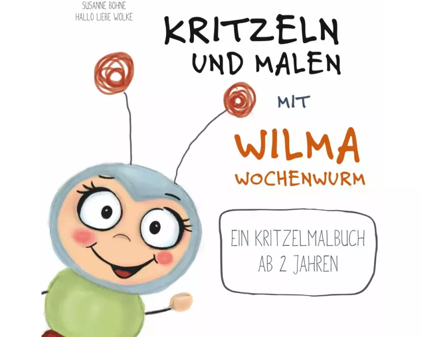 Kritzeln und Malen mit Wilma Wochenwurm