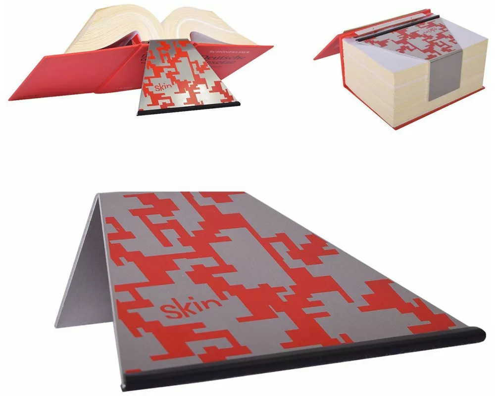 Die ORIGINAL SkinLegis Buchstütze (Aluminium) - TAX - rutschfest/72mm (z.B. für Steuergesetze)