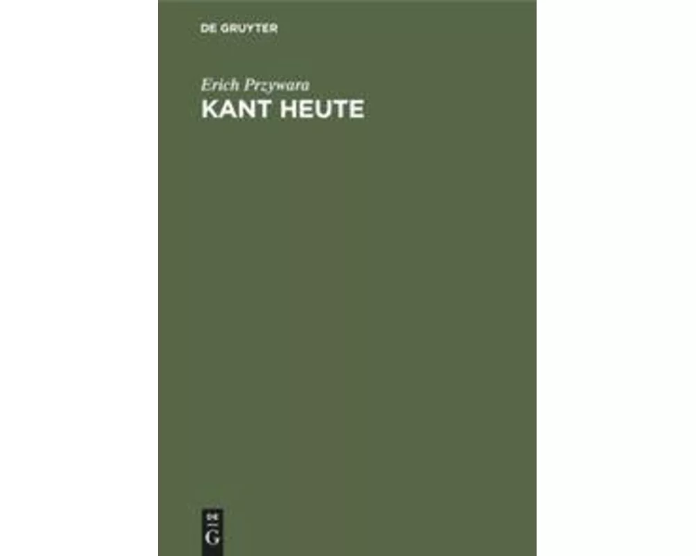 Kant Heute