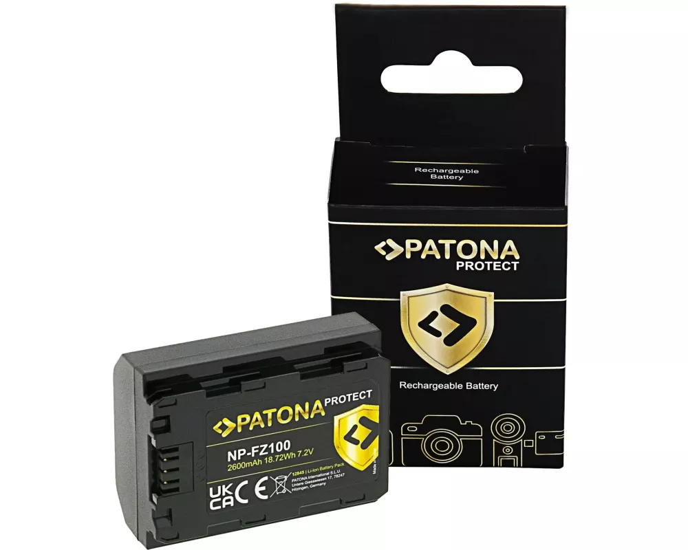 Patona Digitalkamera-Akku PROTECT Akku für Sony NP-FZ10