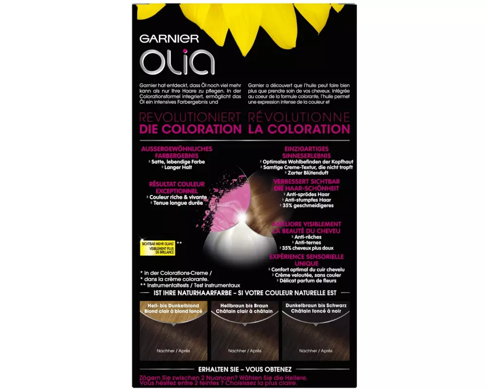 Garnier Haarcoloration Olia 4.0 Dunkelbraun