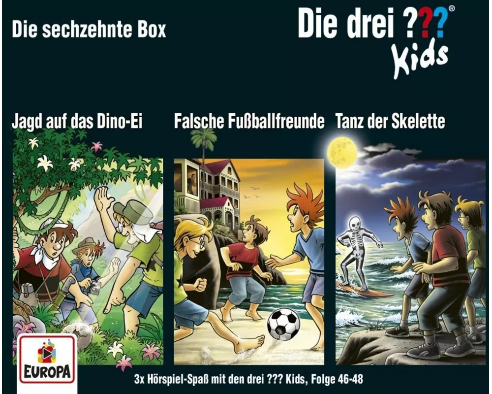 Die drei ??? Kids 3er Box 16. Folgen 46-48