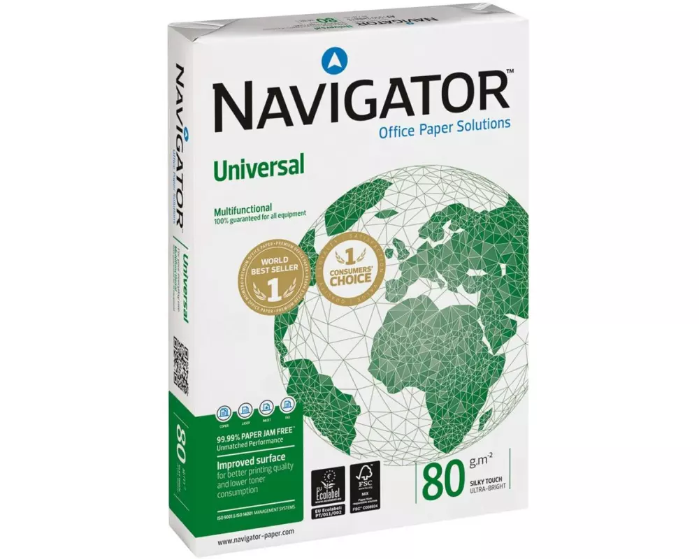 Fischer Papier Kopierpapier Navigator A3, 80 g/m² ,500 Stück
