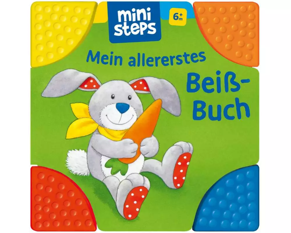 Mein allererstes Beißbuch: Baby-Buch ab 6 Monaten, Kinderbuch, Bilderbuch