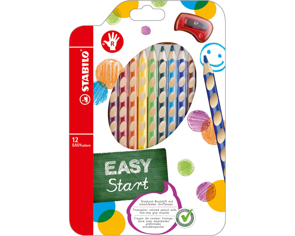 STABILO Farbstifte EASYcolors 332/12 12 Farben R