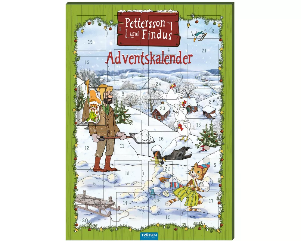 Magnet-Adventskalender "Pettersson & Findus"