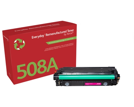 Everyday Magenta Remanufactured Toner by compatible with HP 508A (CF363A), Standard capacity. Colour toner page yield: 5000 pages, Black toner page yield: 5000 pages, Printing colours: Magenta, Quantity per pack: 1 pc(s)
