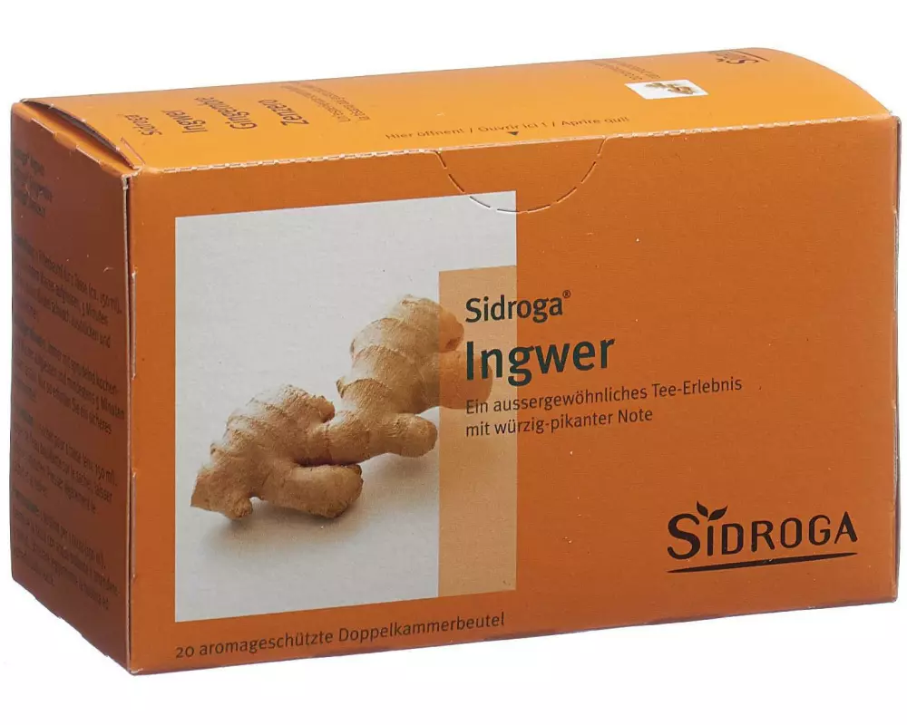 SIDROGA Teebeutel Ingwer 20 Stück