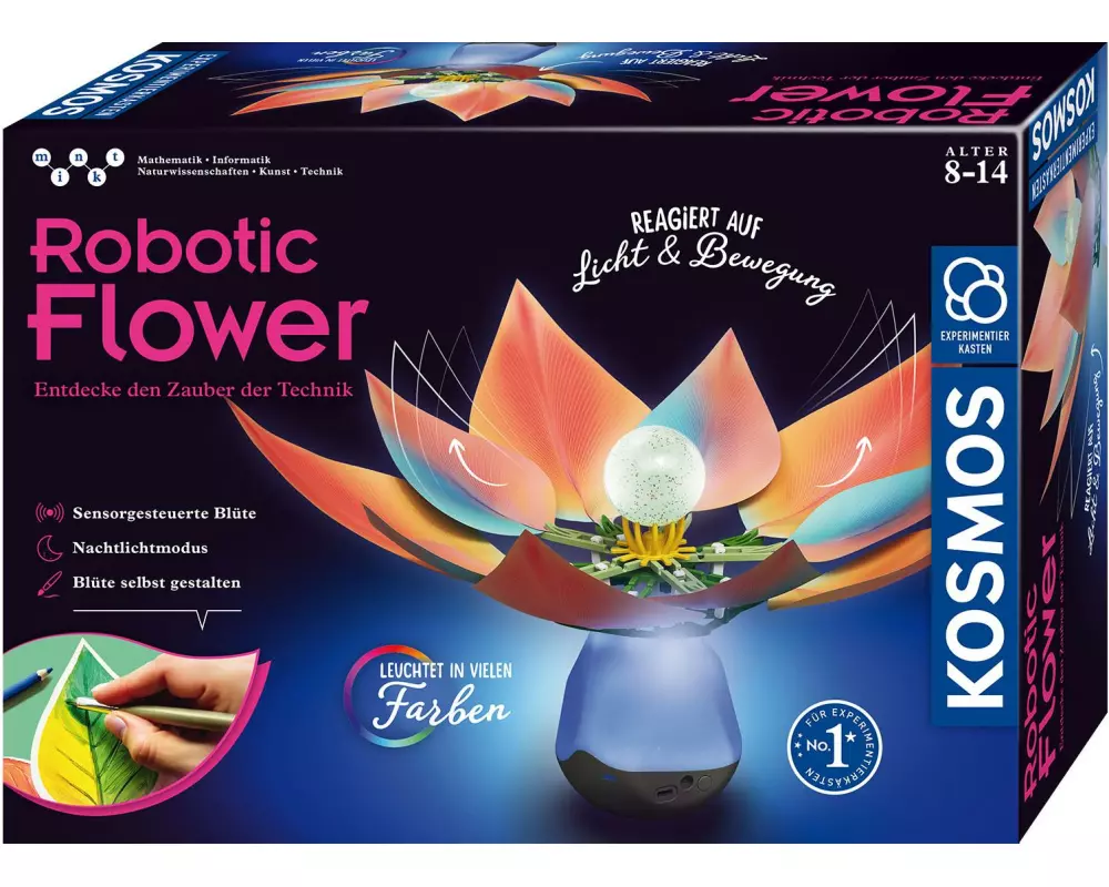 Kosmos Experimentierkasten Robotic Flower mit Sensoren