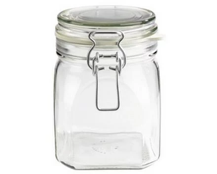 Mäser Einmachglas mit Deckel 75 cl 6 Stück 750 ml, 6 Stück
