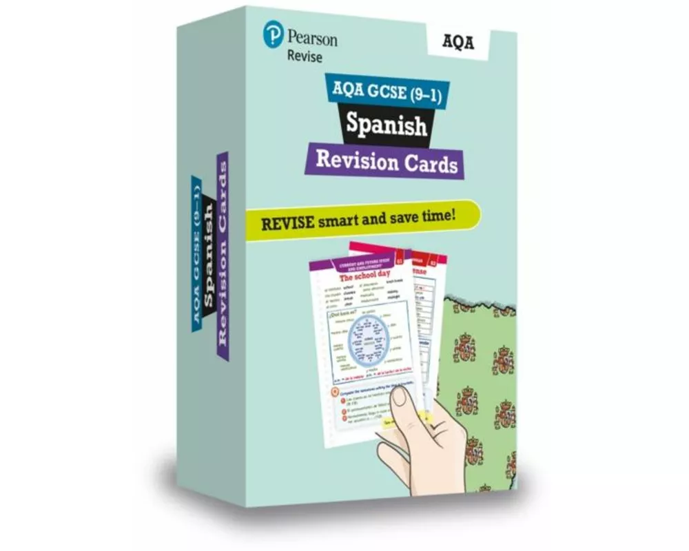 Pearson REVISE AQA GCSE Spanish: Revision Cards incl. online revision and audio - for 2025 exams