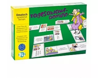 Tagesablauf-Domino