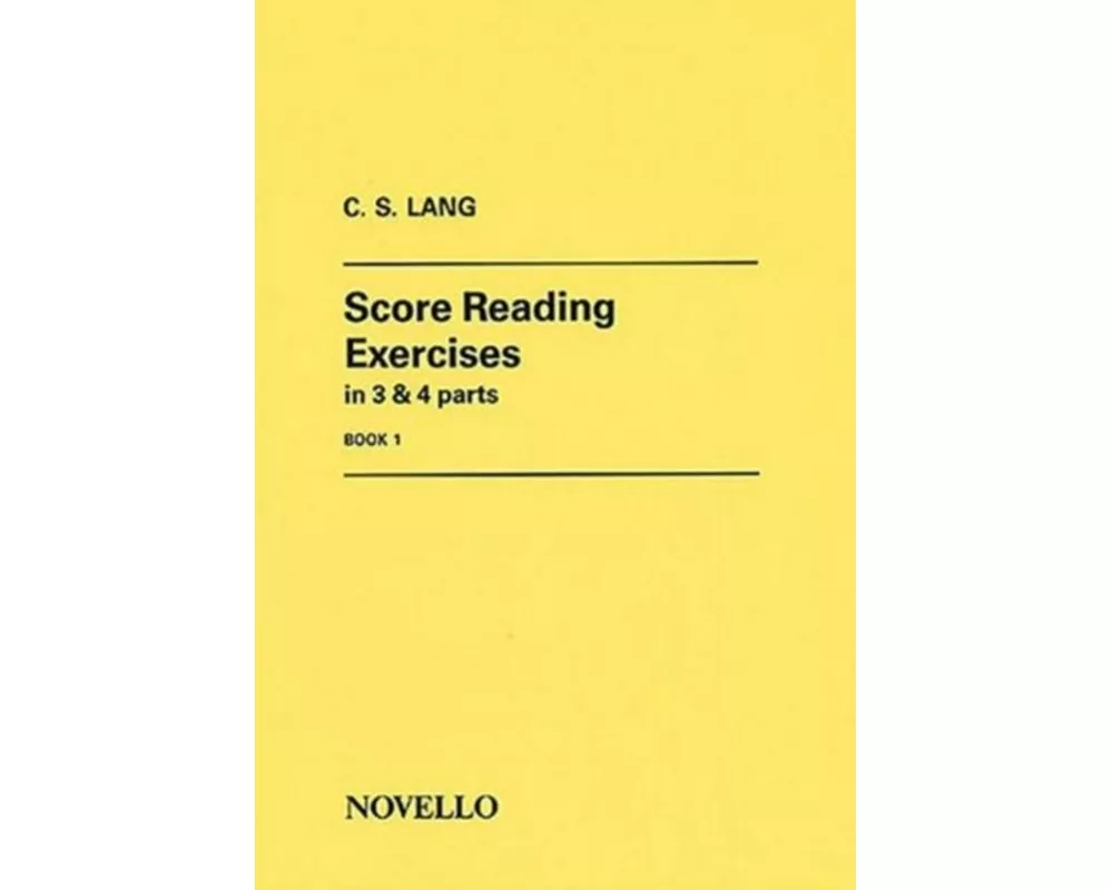 Score Reading Exercises Book 1