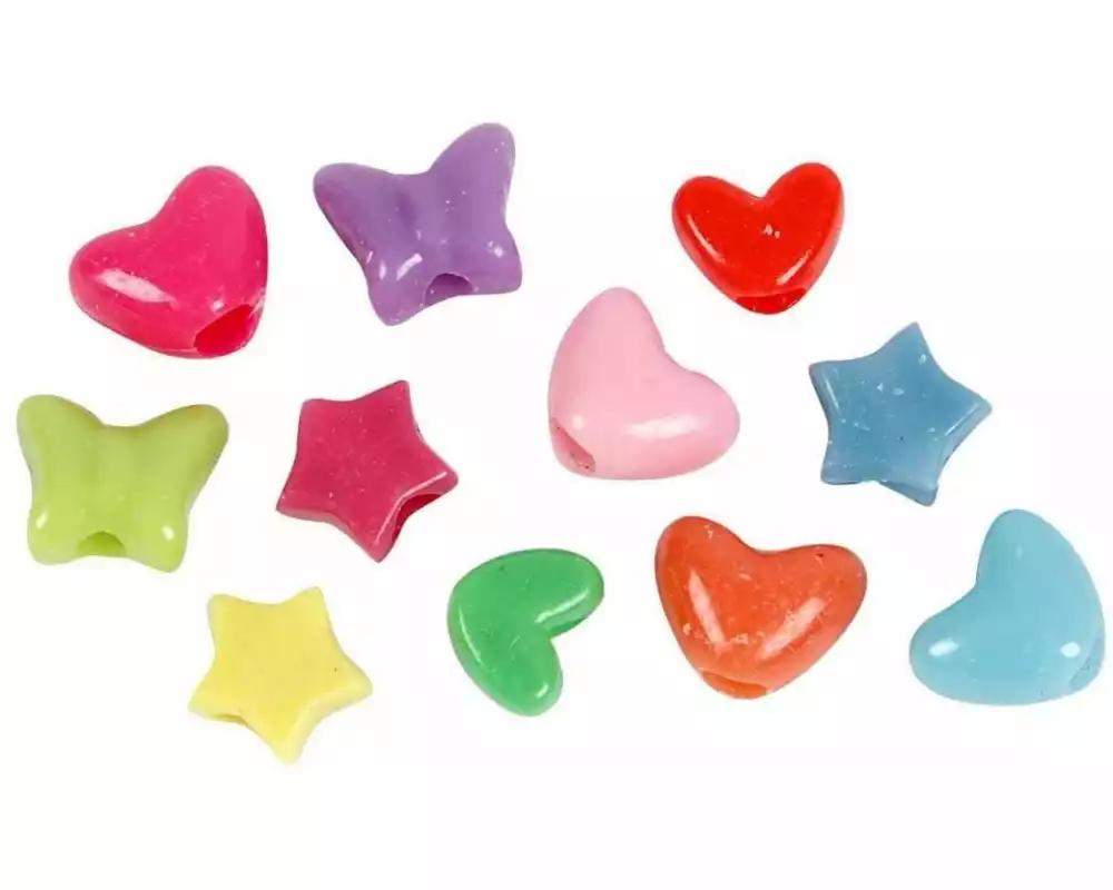 Creativ Company Kunststoffperlen 10 mm Diverse Farben