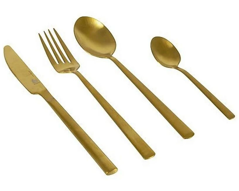 Bo-Camp Outdoor-Besteck-Set Fairbanks 16-tlg. Gold