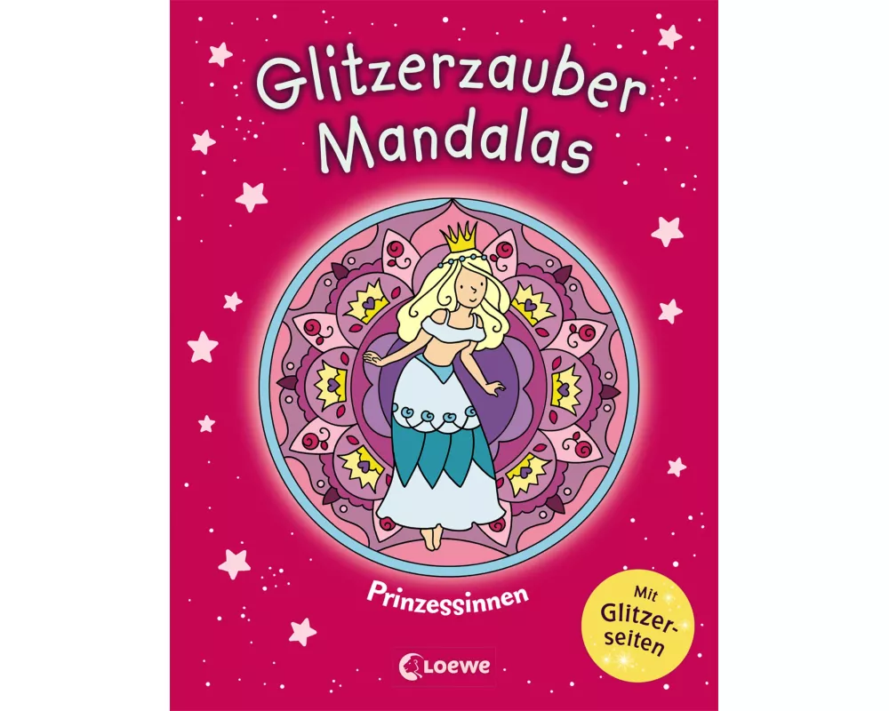 Glitzerzauber-Mandalas - Prinzessinnen