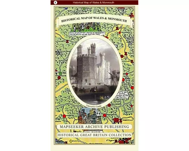 Historical Map of Wales & Monmouth