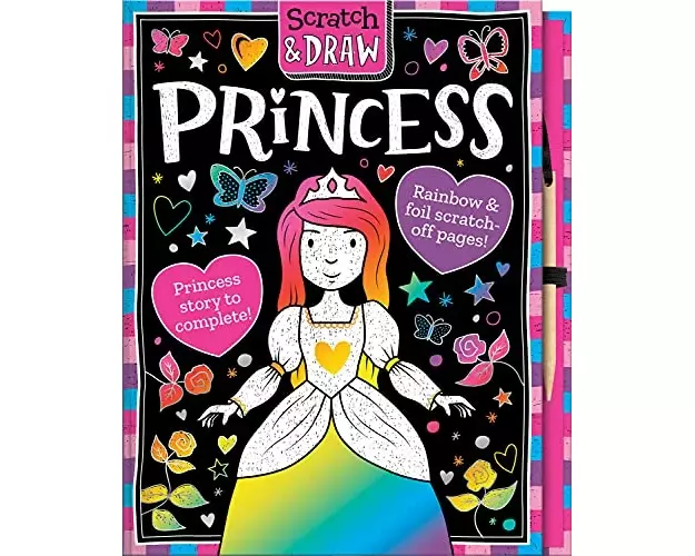 Scratch & Draw Princess - Scratch Art Activity Book
