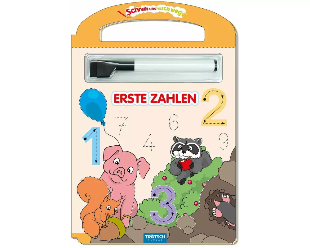Trötsch Erste Zahlen Schreib und wisch weg mit Stift