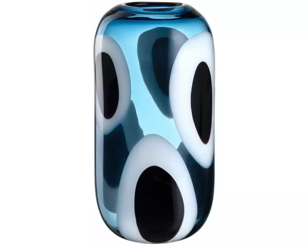 Leonardo Vase Occhi Blu 33 cm, Blau