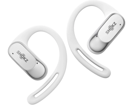 SHOKZ OpenFit Air Kopfhörer Kabellos Ohrbügel Anrufe/Musik/Sport/Alltag Bluetooth Weiß