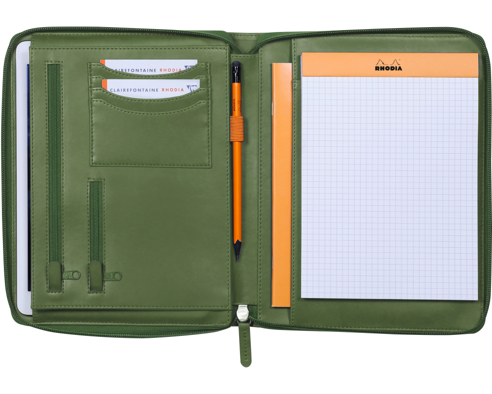 RHODIA Konferenzmappe A5 168102C salbei