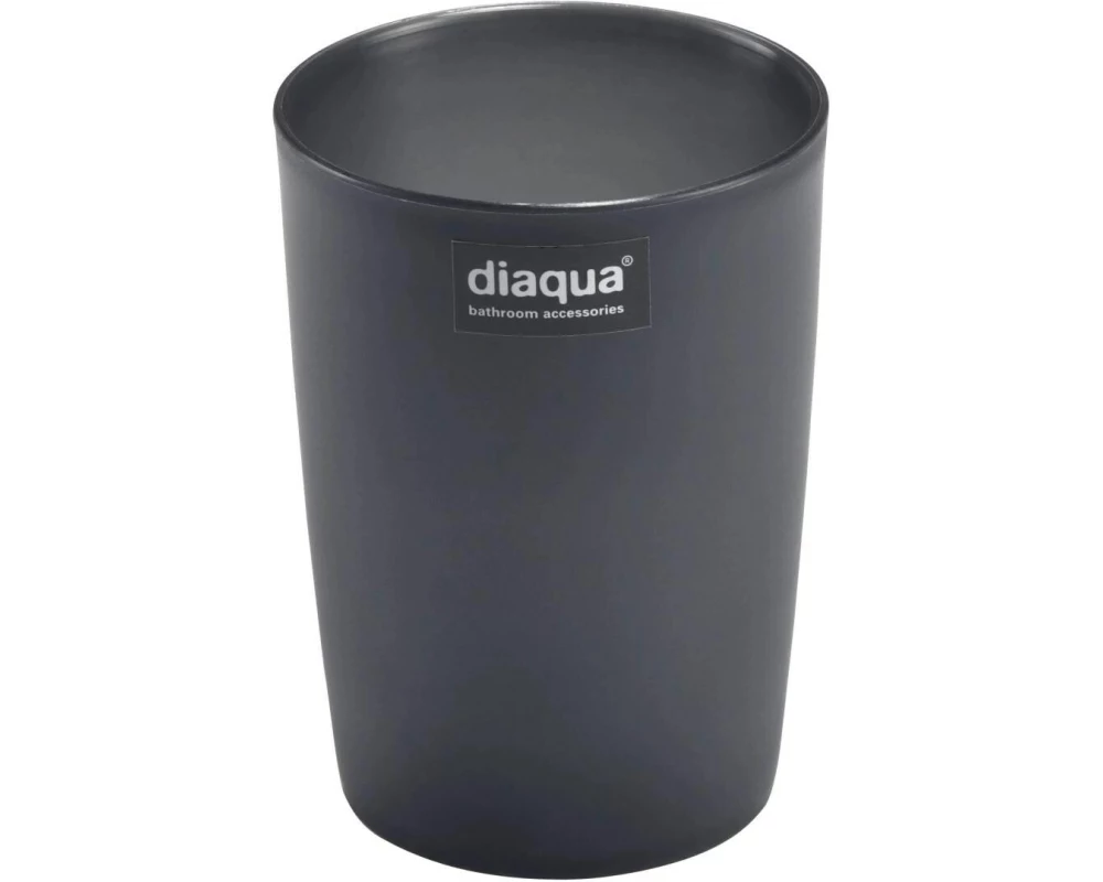 diaqua Mundspülbecher Trend Frosted anthrazit transparent Anthrazit