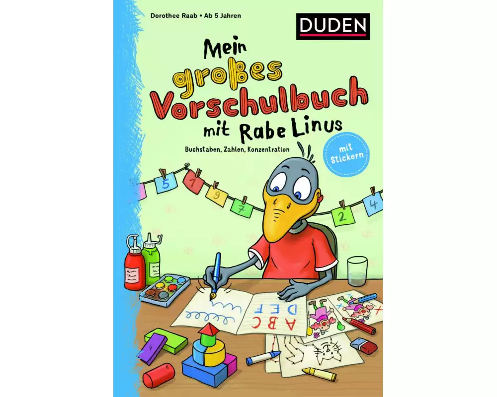 Mein großes Vorschulbuch mit Rabe Linus