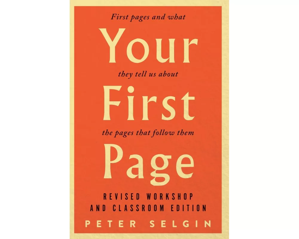 Your First Page: First Pages and What They Tell Us about the Pages That Follow Them